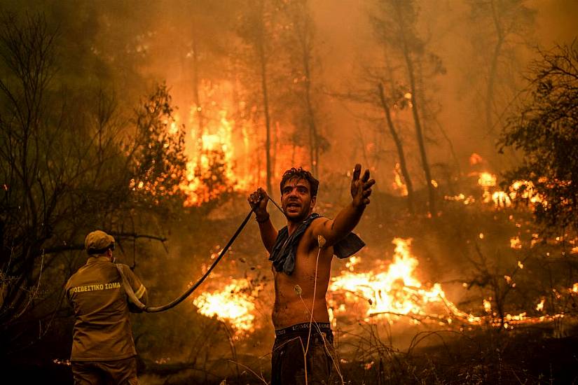 Blaze Ravages Greek Island ‘Like A Horror Movie’ On Sixth Day Of Wildfires