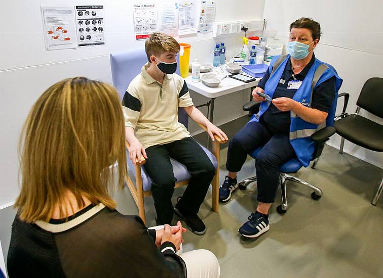 Queues At Vaccine Centres As Children In Ireland Receive Jabs