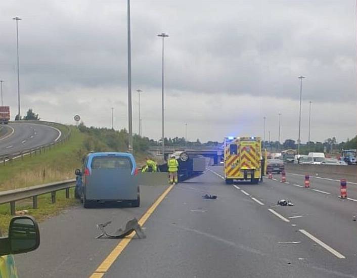 M50 Northbound Lanes Reopen After Crash At Junction 7