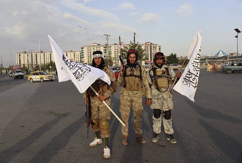 Taliban Leaders Mark Afghanistan Victory By Walking Across Kabul Airport Runway