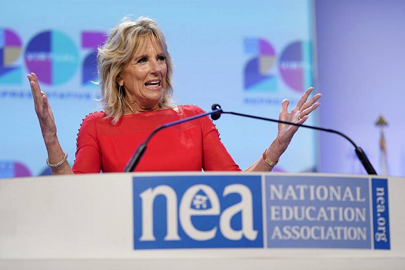 Jill Biden Returns To Classroom To Resume In-Person Teaching