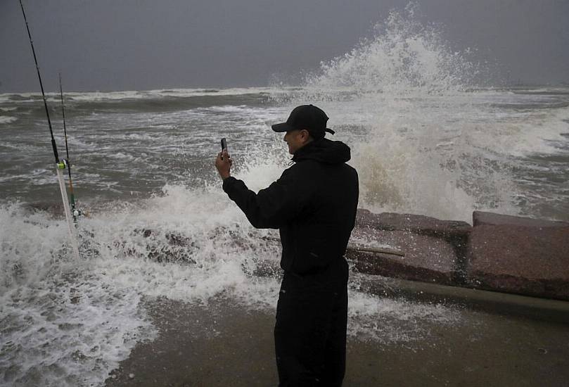 Flash Floods Feared As Tropical Storm Nicholas Strikes Texas Coast