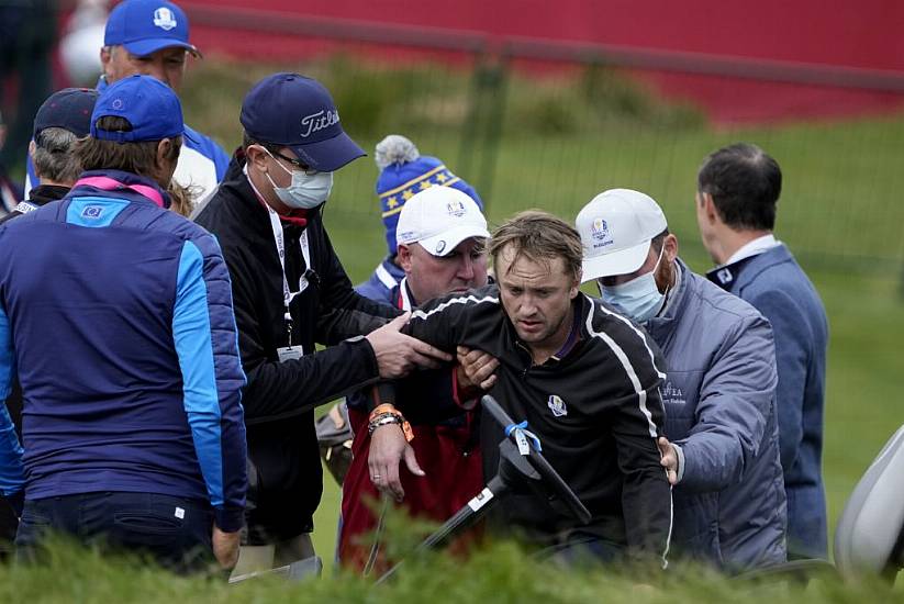 Tom Felton Collapses During Celebrity Golf Match