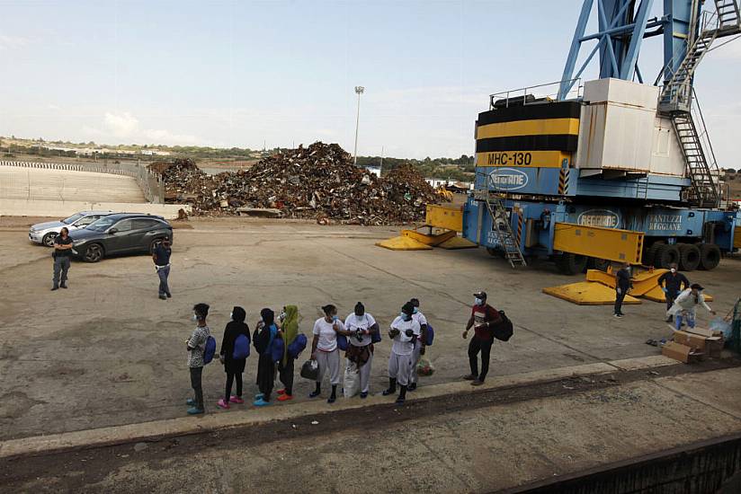 Migrants Rescued Off Coast Of Libya Find Safe Haven In Italy