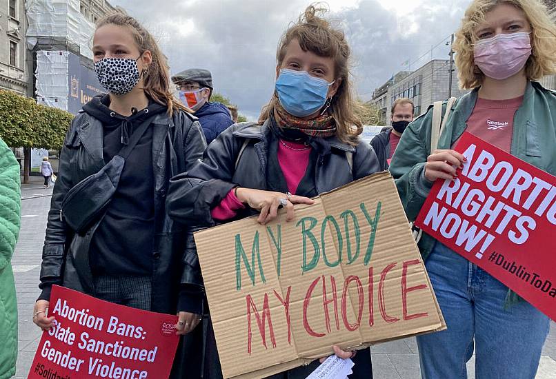 ‘We Know Your Fight’: Protesters In Dublin Gather To Oppose Texan Abortion Law