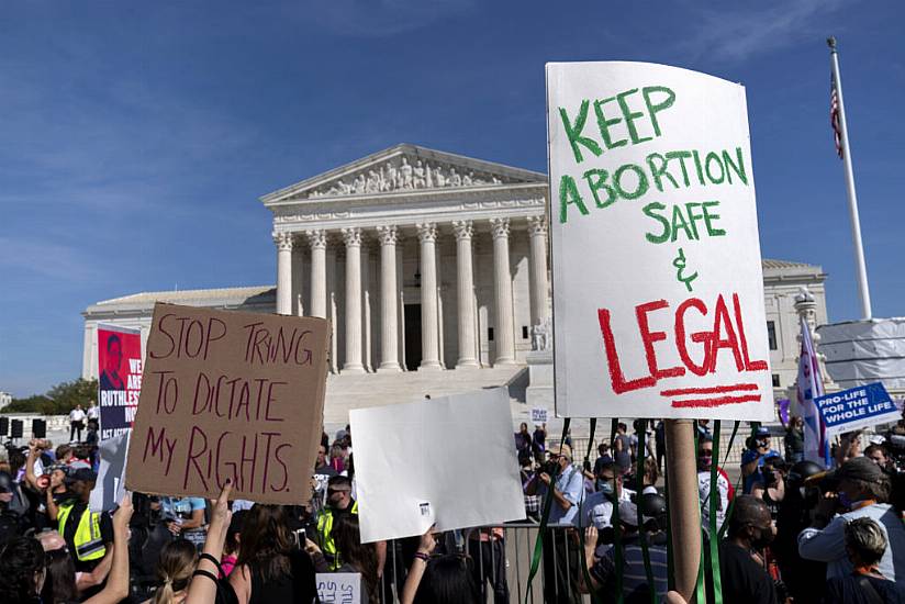 Tens Of Thousands Join Protests Across Us In Support Of Abortion Rights