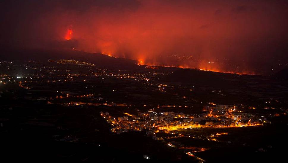 Volcanic Lava On Spanish Island Engulfs More Houses