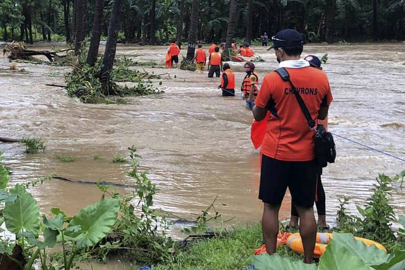 At Least 19 Dead In Philippines Tropical Storm