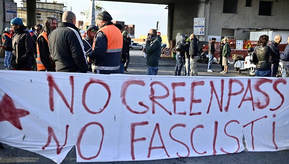 Italy's Mandatory Covid Pass For Workers Produces Scattered Protests