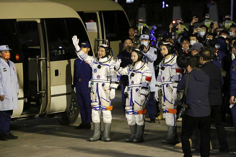 Three Chinese Astronauts Launch For Six-Month Mission On Space Station