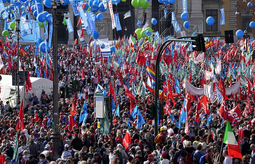 Protesters In Rome Rally Against ‘All Types Of Fascism’