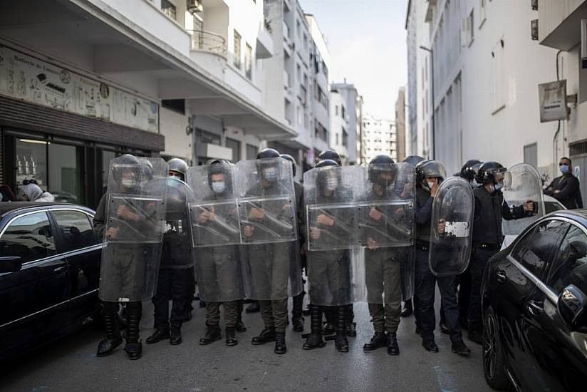 Protesters Clash With Police In Demonstration Against Vaccine Passports