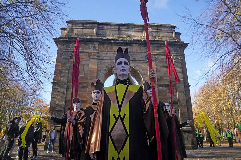 In Pictures: Climate Campaigners Stage ‘Opening Ceremony’ For Cop26 Protests