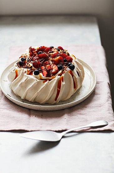 Rochelle Humes’ Salted Caramel Pavlova