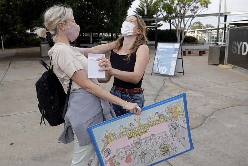 Sydney Airport A Hive Of Activity As Australia Reopens Border