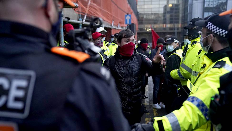 Police Arrest 21 During Glasgow Climate Rally