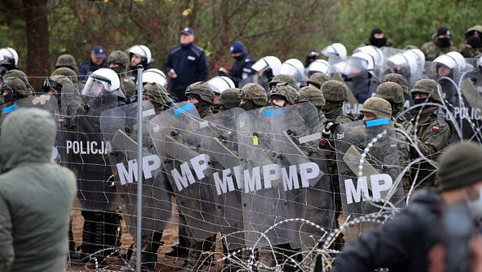 Poland Reports Violent Clashes Overnight As Migrants Attempt New Border Breach