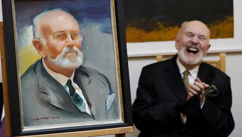 David Norris Honoured With Portrait At Leinster House