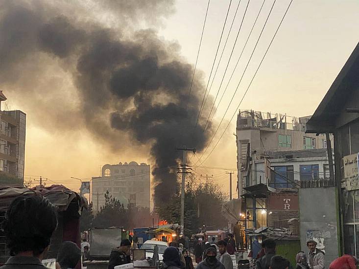 Deadly Blast Hits Minibus On Busy Street In Afghan Capital