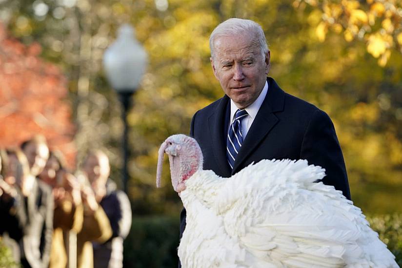 Biden Says Pardoned Turkeys Will Get ‘Boosted, Not Basted’