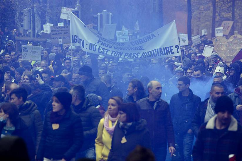 Tens Of Thousands Protest Against Belgium’s Tighter Covid Rules