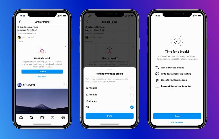 Instagram Will Now Tell Users When To Take A Break From The App