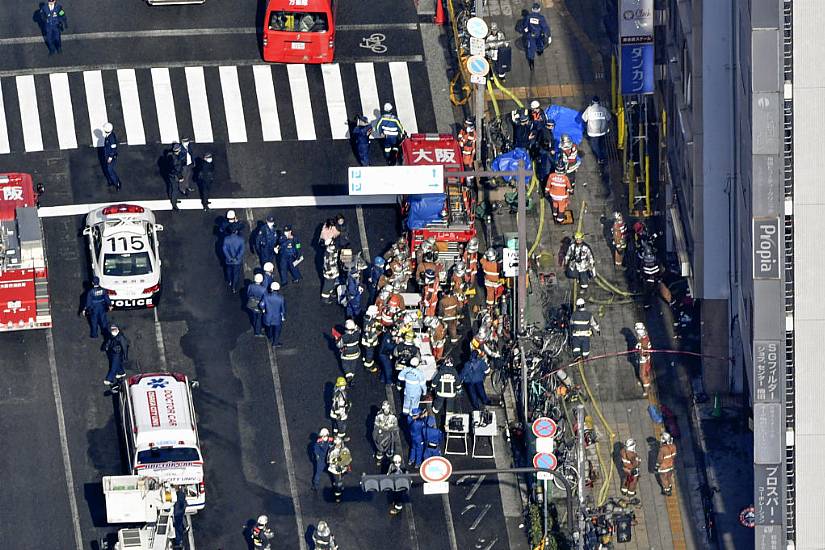 Dozens Feared Dead In Building Fire In Osaka