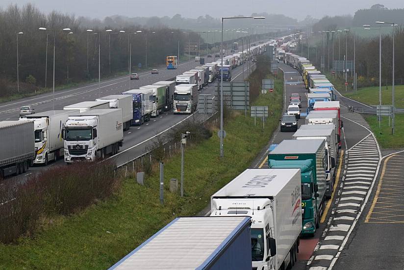 Passenger Rush To Beat French Entry Deadline Leads To Long Freight Queues