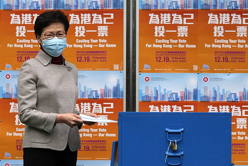 Hong Kong Holds First Vote Since Number Of Directly-Elected Lawmakers Cut