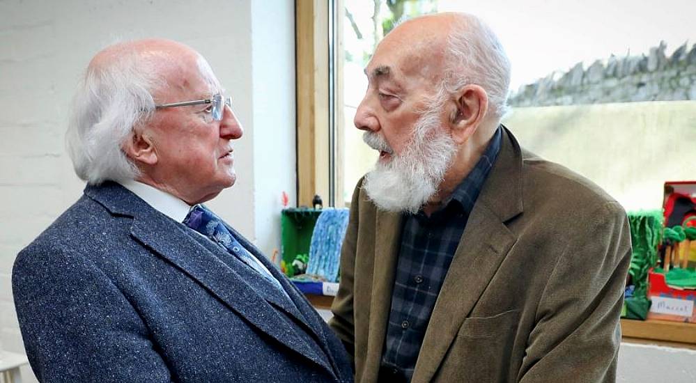 President Leads Tributes Following Death Of Poet Thomas Kinsella (93)