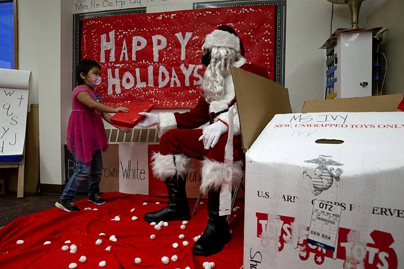 Marines On Snowmobiles Help Santa In Alaska’s Remote Arctic Region