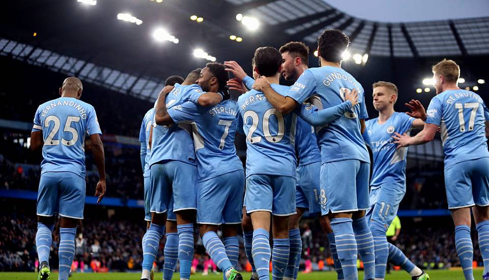 Manchester City Recover From Leicester Scare To Move Six Points Clear