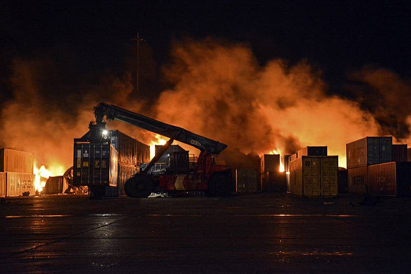 Fire Contained After Reported Israeli Attack On Syrian Port