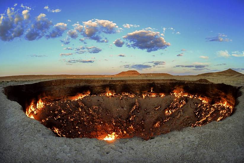 Turkmenistan’s Leader Wants ‘Gates Of Hell’ Fire Put Out