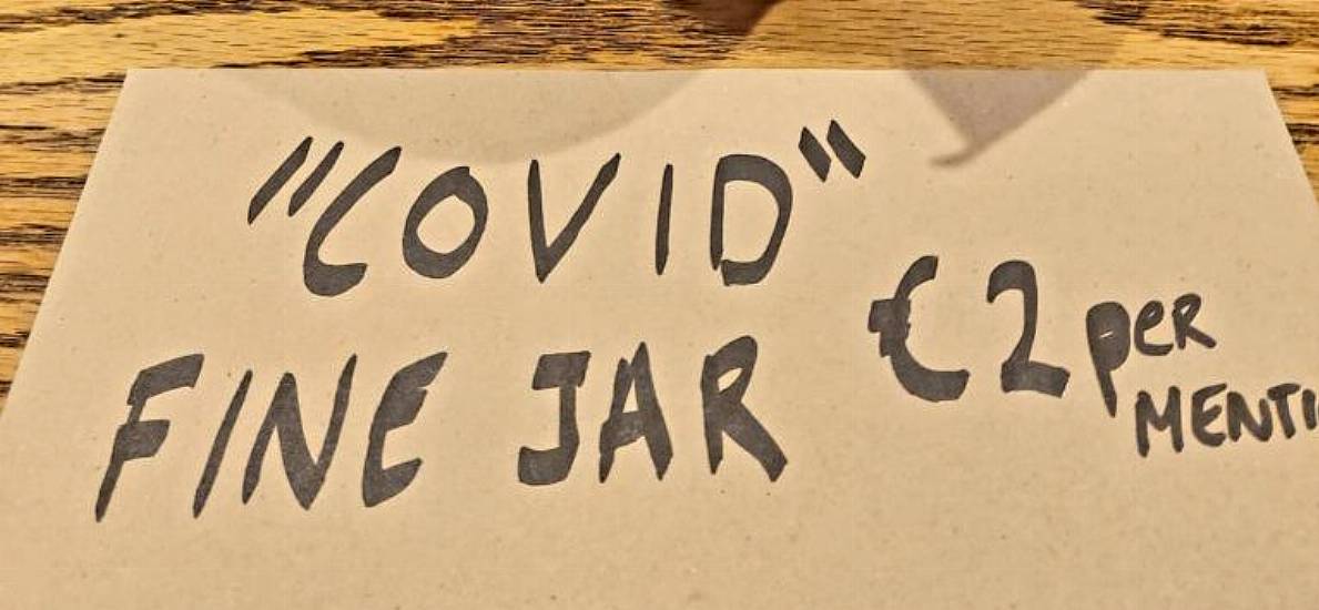 Irish Pub Has Introduced A Covid-19 Jar To Fine People Talking About The Virus