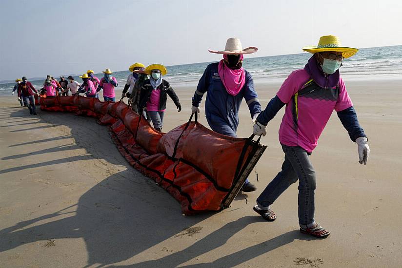 Oil Spill Expected To Hit Beaches On Thailand Coast