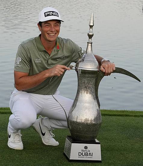 Viktor Hovland Produces Final-Day Charge To Win Dubai Desert Classic, Mcilroy Takes Third