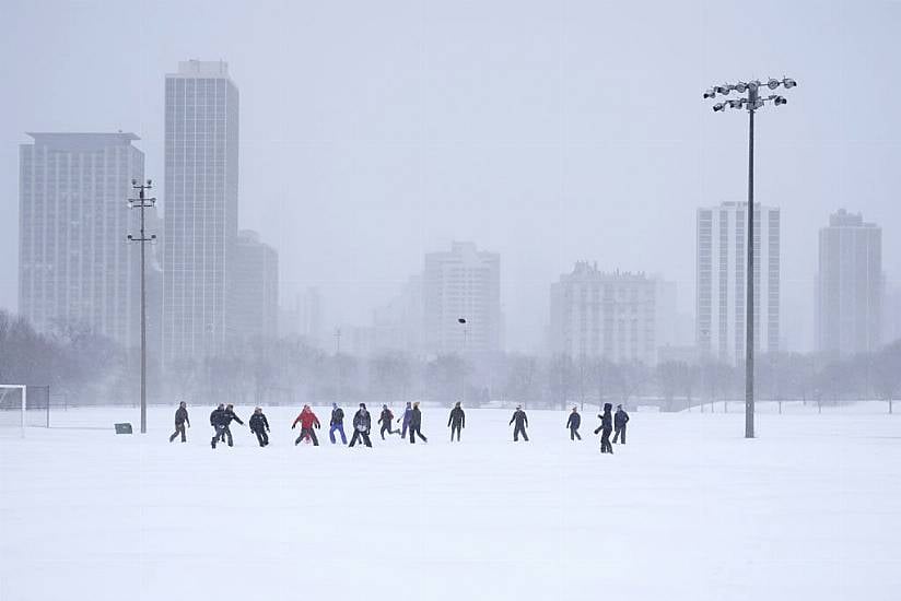 Winter Storm Moves Across Us