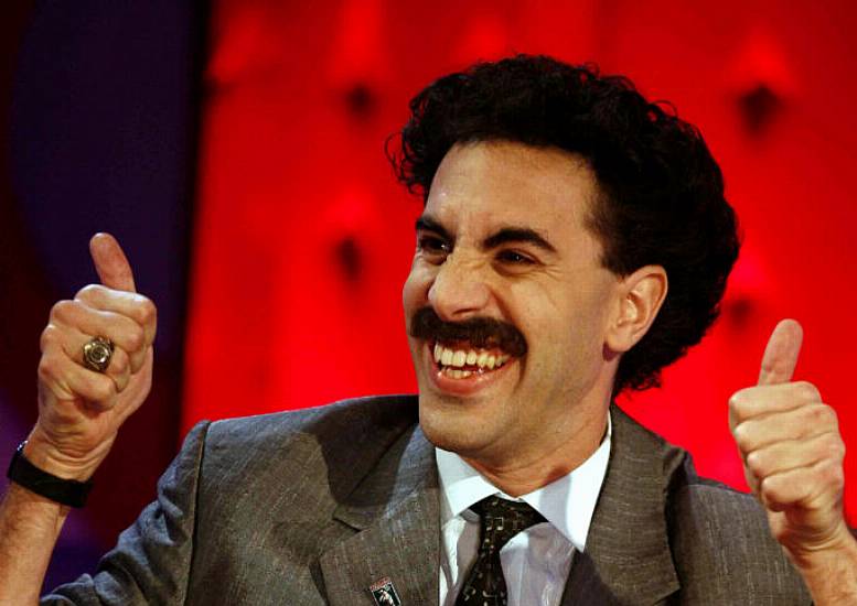 Sacha Baron Cohen Channels Borat To Wish Wife Isla Fisher Happy Birthday