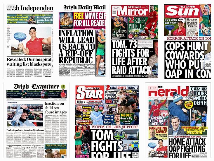 What The Papers Say: Monday's Front Pages