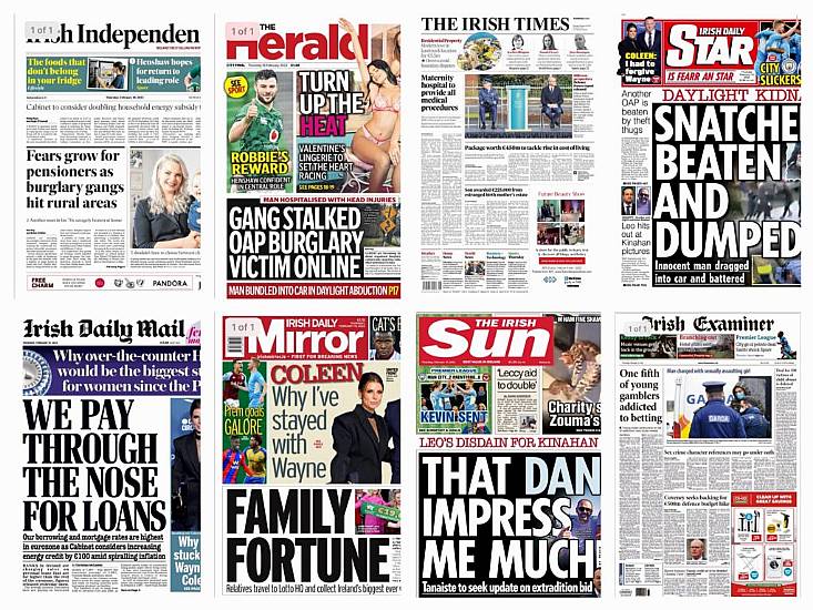 What The Papers Say: Thursday's Front Pages