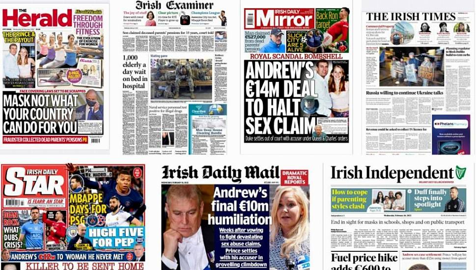 What The Papers Say: Wednesday's Front Pages