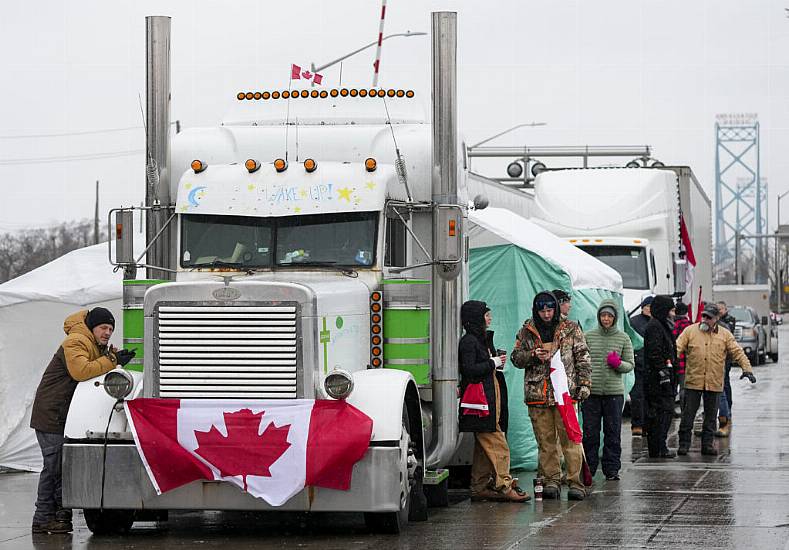 Truckers Protesting In Canada End Last Us Border Blockade