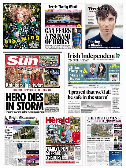 What The Papers Say: Saturday's Front Pages