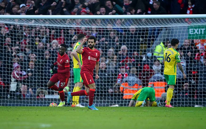 Mohamed Salah Scores 150Th Liverpool Goal As Reds Hit Back To Beat Norwich