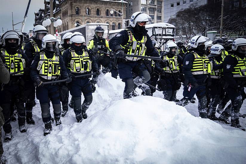 Canadian Police Clear Parliament’s Streets To End Siege