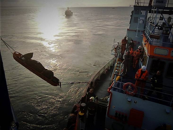 Body Found And And Survivor Rescued As Ferry Continues To Burn Off Corfu