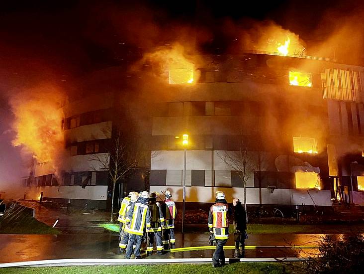 Three Injured As Fire Breaks Out At German Residential Complex