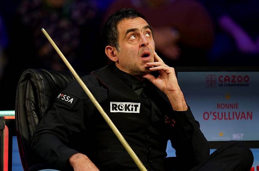 Ronnie O’sullivan Reveals He Suffers From ‘Snooker Depression’ Following Matches