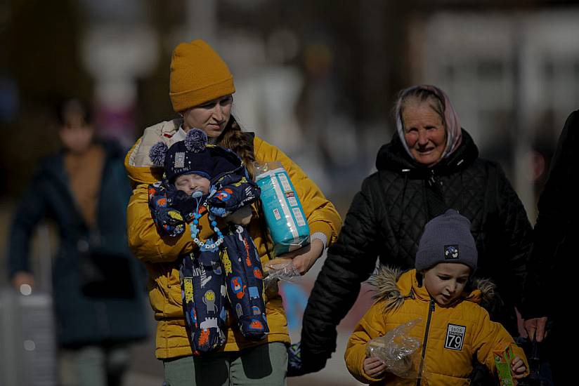 Desperate Ukrainians Fleeing Across Western Borders